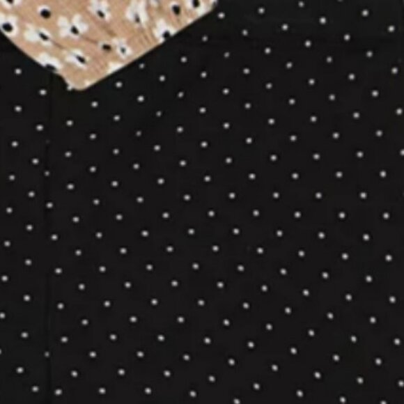 NWT. KIDS HEADQUARTERS Girl Printed Crinkle Tunic & Polka-Dot Legging Set - Picture 4 of 4